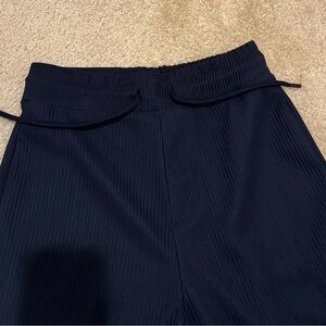 Zara Black Ribbed Pants